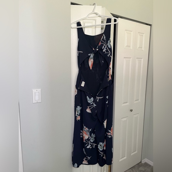 Wilfred Ecoulement Jumpsuit navy floral size 8 - Picture 6 of 6